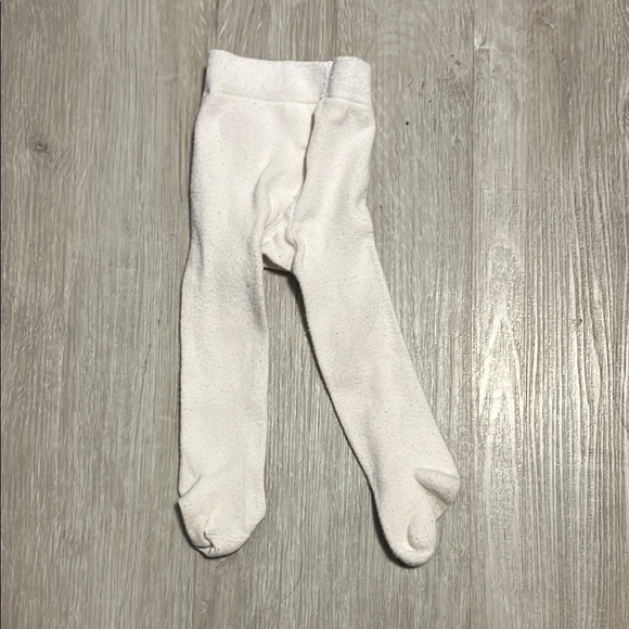 4/$20 George Kids White Tights - Picture 1 of 1